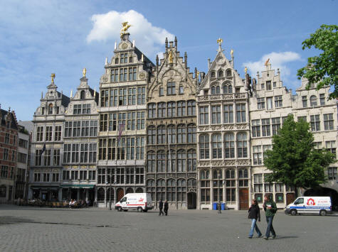 Guild Houses in Antwerp Belgium